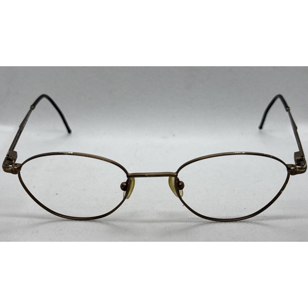 Nicole Miller GHENGIS Women's Antique Gold Metal Eyeglasses Frames 48-19-140-35
